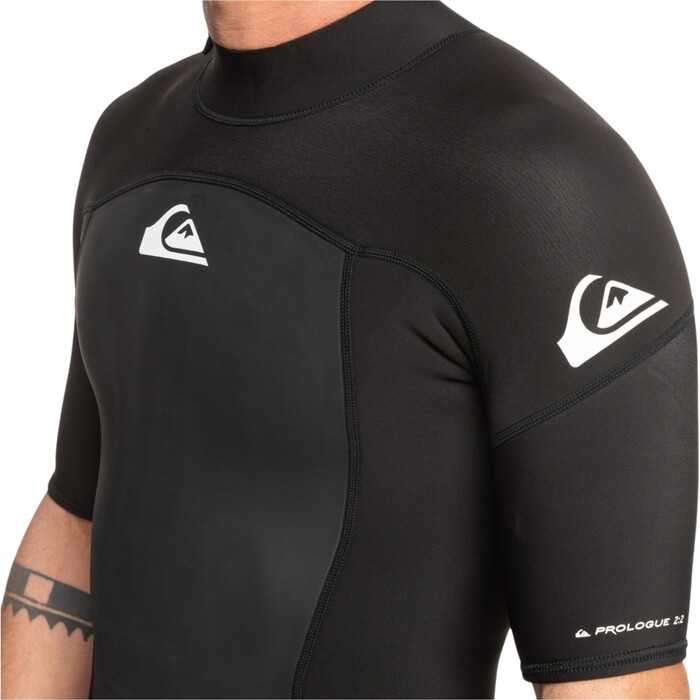 2024 Quiksilver Mens Prologue 2mm Back Zip Shorty Wetsuit EQYW503032 - Black